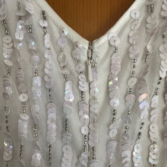 DB STUDIO Spaghetti Strap Sequin Blouson Jumpsuit Woman's Size 2 - Picture 8 of 16